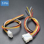 สายไฟ Xh2.54mm 5-Pin Female + Male Head ยาว 20cm (2 เส้นคู่ หัวตัวผู้และหัวตัวเมีย)