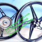 ล้อแม็กแท้ Yamaha Spark 135 (สีดำ-ขาว)