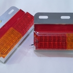 ไฟแอลอีดี 2 สี ส้ม-แดง LED 12V / 24V (ราคาต่อ 1 คู่)