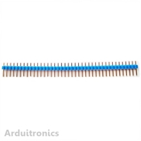 ก้างปลา 40 Pin 2.54 mm Pin Header Dip Straight Single Row สีฟ้า