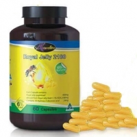 Auswelllife royal jelly 2180 mg ออสเวลไลฟ์ โรยัลเจลลี่ นมผึ้ง สูตรพรีเมี่ยม เข้มข้นที่สุด รุ่น 60 เม็ด ส่งฟรี EMS