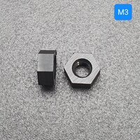 Hex Nylon Nut M3 สีดำ จำนวน 1 ชิ้น