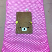 หมอนผ้าห่ม Rilakkuma ขนาด 3 ฟุต และ 5 ฟุต ขนนุ่ม และอุ่นมาก - ขนาด 3ฟุต /สีชมพู
