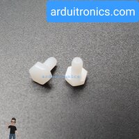 Nylon Screw M3 Size 6mm จำนวน 1 ชิ้น