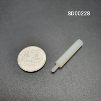 Nylon Screw Spacer M2.5 25mm+ 6mm สีขาว จำนวน 1 ชิ้น