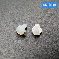 Nylon Screw M3 Size 5mm จำนวน 1 ชิ้น
