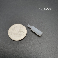 Nylon Screw Spacer M2.5 12mm+ 6mm สีขาว จำนวน 1 ชิ้น
