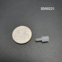 Nylon Screw Spacer M2.5 6mm+ 6mm สีขาว จำนวน 1 ชิ้น