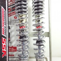 โช้คอัพหลังคู่ YSS สำหรับ Honda Wave 100 New (สปริงชุบ)