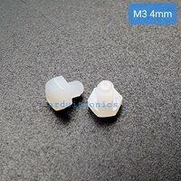 Nylon Screw M3 Size 4mm จำนวน 1 ชิ้น