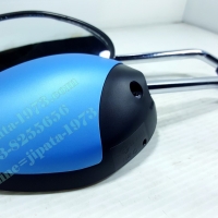 กระจกส่องหลัง Yamaha Fino Fi สีฟ้าเข้ม ด้านขวา แท้
