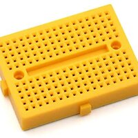 Breadboard 170 จุด สีเหลืองส้ม