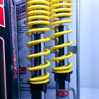 โช้คอัพหลังคู่ YSS สำหรับ Honda Nice ความยาว 335 มม. สปริงเหลือง