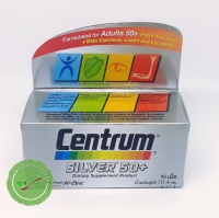 Centrum silver 50+ เซนทรัม ซิลเวอร์ 50+ รุ่นใหม่ ขนาด 90 เม็ด