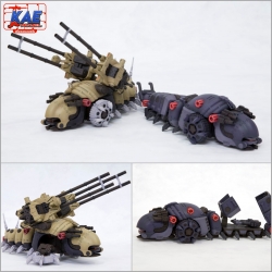 HMM ZOIDS 1/72 EMZ-15 Molga AA & Molga Career