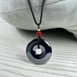 จี้เฮมาไทต์เทราเฮิร์ต จี้หินกลม