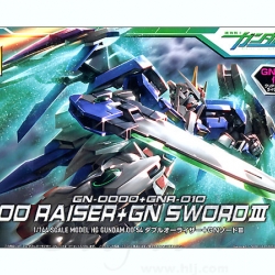 HG 1/144 GN-0000+GNR-010 00 Raiser + GN Sword III