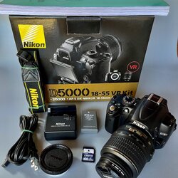 ขายกล้องNikon D5000 มือสองสภาพดีมากพร้อมเลนส์18-55mm