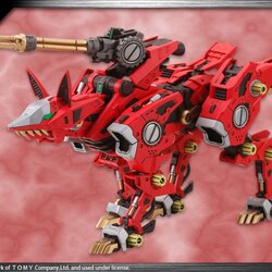 HMM 1/72 ZOIDS RZ-046 Fire Fox Marking Plus Ver.
