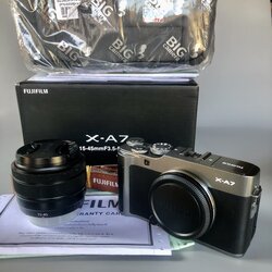 Fuji X-A7 สี Dark silver Limited อดีตประกันศูนย์ Lens 15-45mm OIS PZ