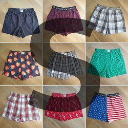 กางเกง Boxer ยี่ห้อ American Eagle (ไซส์ S เอวจริง 29-32)