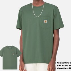 เสื้อยืด Carhartt WIP Pocket Duck Green