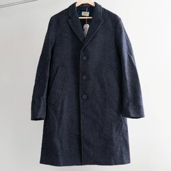 Waldo Recycled Check Coat – Dark Brown