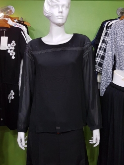 เสื้อชีฟองแขนยาว Lovely Royce มีซับในตัวค่ะ ขนาดฟรีไซด์ อก 38-40 "