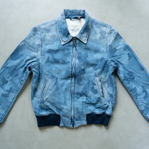 [DEFECT] Gudrun Camo Denim แจ็คเก็ตผ้าฟอก Nudie Jeans ของแท้ 100%