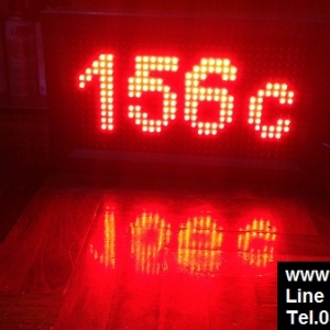 ป้ายLEDแสดงอุณหภูมิ-ความชื้น