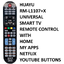 รีโมททีวี Universal Smart TV Remote Huayu RM-L1107+X ของแท้