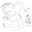 กระเป๋า Urban Tool รุ่น Slot Bar สีแดง Ruby แฟชั่น Gadget ของคนรัก Function SlotBar
