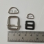 ห่วงปรับสาย ขนาด 1 cm (3 หุน) พลาสติกสีดำ #ห่วงสี่เหลี่ยม #ตัวเลื่อนปรับสายกระเป๋า #ตัวปรับสาย