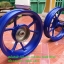 (Aerox) ชุดวงล้อแม็ก หน้าหลัง Yamaha Aerox 155 (สีน้ำเงิน) แท้ (ขายเป็นคู่)