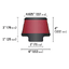 ไสักรองขนาดปาก 3" (4 5/8",6") L 3" RU-5288