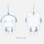 aespa - [SYNK : aeXIS LINE MD]. -FANLIGHT DOLL KEY RING (SILVER ver.). แบบ Giselle