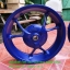 (Aerox) ชุดวงล้อแม็ก หน้าหลัง Yamaha Aerox 155 (สีน้ำเงิน) แท้ (ขายเป็นคู่)