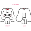 IVE - IVE CHARACTER PLUSH DOLL <MINIVE>. แบบ Cherry ส่ง เรือ