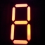 ป้ายตัวเลข LED นับจำนวน 1 หลัก,ป้ายแสดงเลข1หลัก