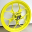 (Mslaz) ชุดวงล้อแม็ก หน้าหลัง Yamaha M-Slaz (สีเขียว) แท้ (ขายเป็นคู่)