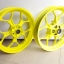 (Mslaz) ชุดวงล้อแม็ก หน้าหลัง Yamaha M-Slaz (สีเขียว) แท้ (ขายเป็นคู่)
