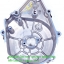 (Wave 125 ) ชุดฝาครอบเครื่องด้านซ้าย Honda Wave 125S,Wave 125 R แท้