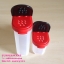 TUPPERWARE PEPPER SALT SHAKER SET OF 2 1Lage 1 small