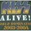 เสื้อยืดแขนสั้น ผ้าฟอกนิ่ม KISS Tour Concert 2003-2004 sz M