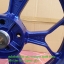 (Mslaz) ชุดวงล้อแม็ก หน้าหลัง Yamaha M-Slaz (สีน้ำเงิน) แท้ (ขายเป็นคู่)