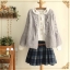 Pre-order แจ๊กเกต เสื้อคลุม ไหมพรม เล่นลายที่แขนและสาบหน้า 3 สี