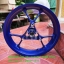 (Aerox) ชุดวงล้อแม็ก หน้าหลัง Yamaha Aerox 155 (สีน้ำเงิน) แท้ (ขายเป็นคู่)