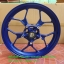 (Mslaz) ชุดวงล้อแม็ก หน้าหลัง Yamaha M-Slaz (สีน้ำเงิน) แท้ (ขายเป็นคู่)