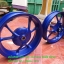 (Aerox) ชุดวงล้อแม็ก หน้าหลัง Yamaha Aerox 155 (สีน้ำเงิน) แท้ (ขายเป็นคู่)