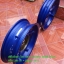 (Aerox) ชุดวงล้อแม็ก หน้าหลัง Yamaha Aerox 155 (สีน้ำเงิน) แท้ (ขายเป็นคู่)